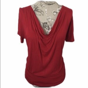 *G•U•S•B Red Slouch Top S